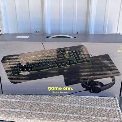 NEW IN BOX Computer PC Gaming Set- headset, mouse, keyboard, and mouse pad