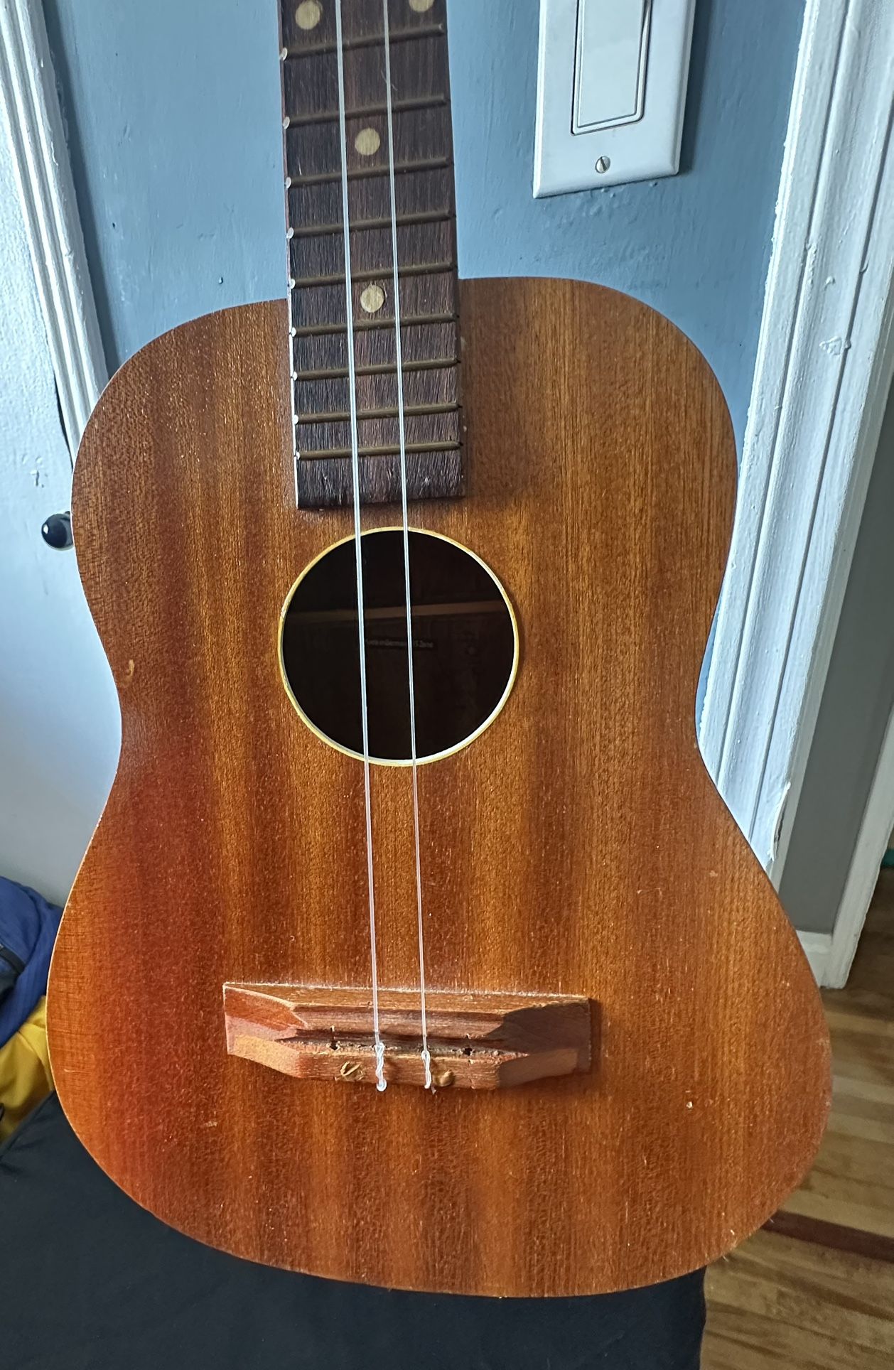 Beautiful Vintage Ukulele 28" Long Marked US Zone Germany W/ Case