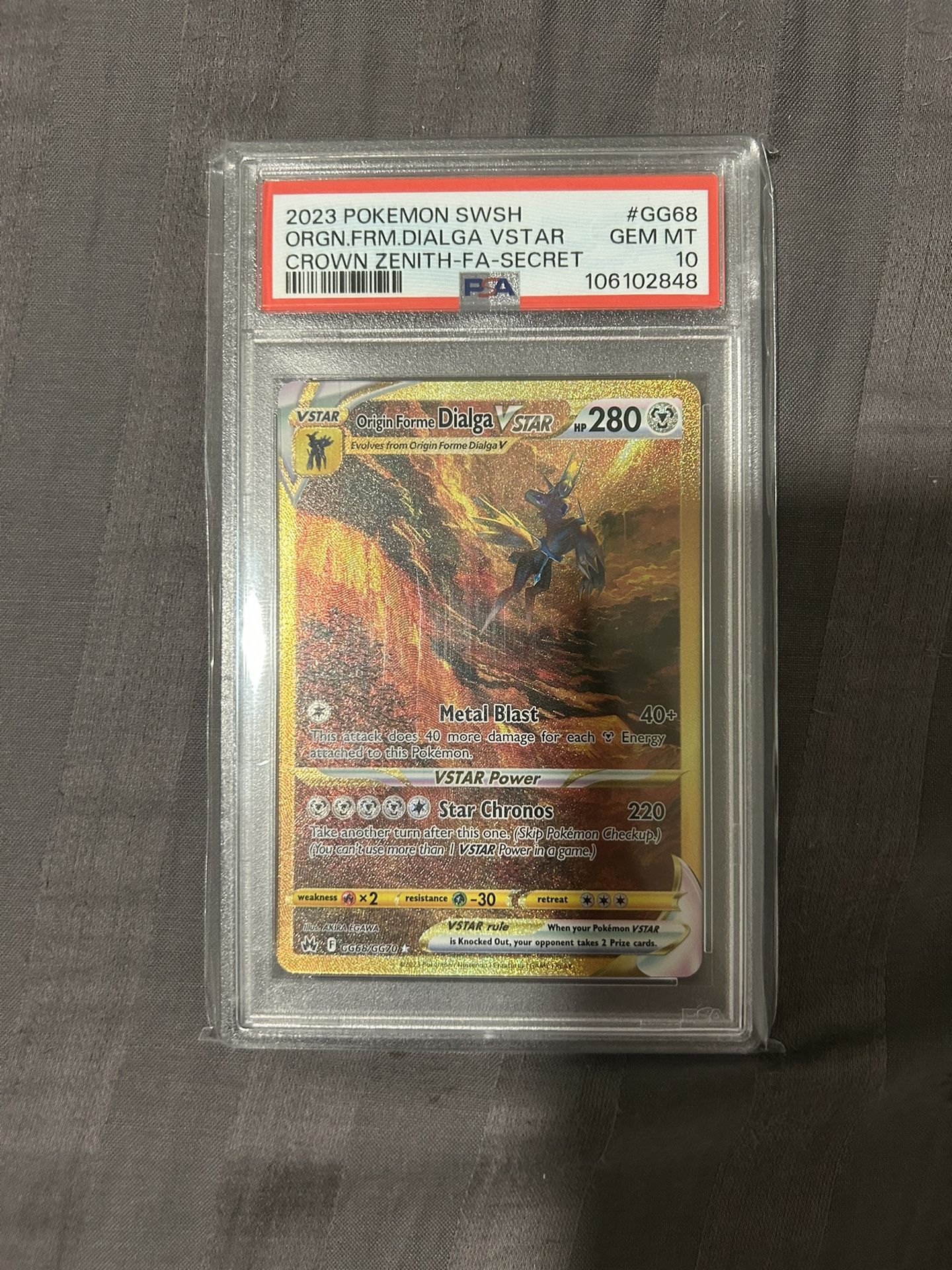 Dialga VStar PSA 10
