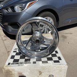 Harley custom rear wheel