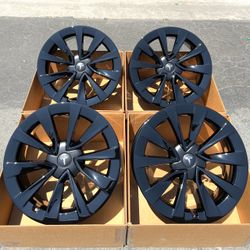 19” Tesla Model 3 Original Factory rims in new gloss black