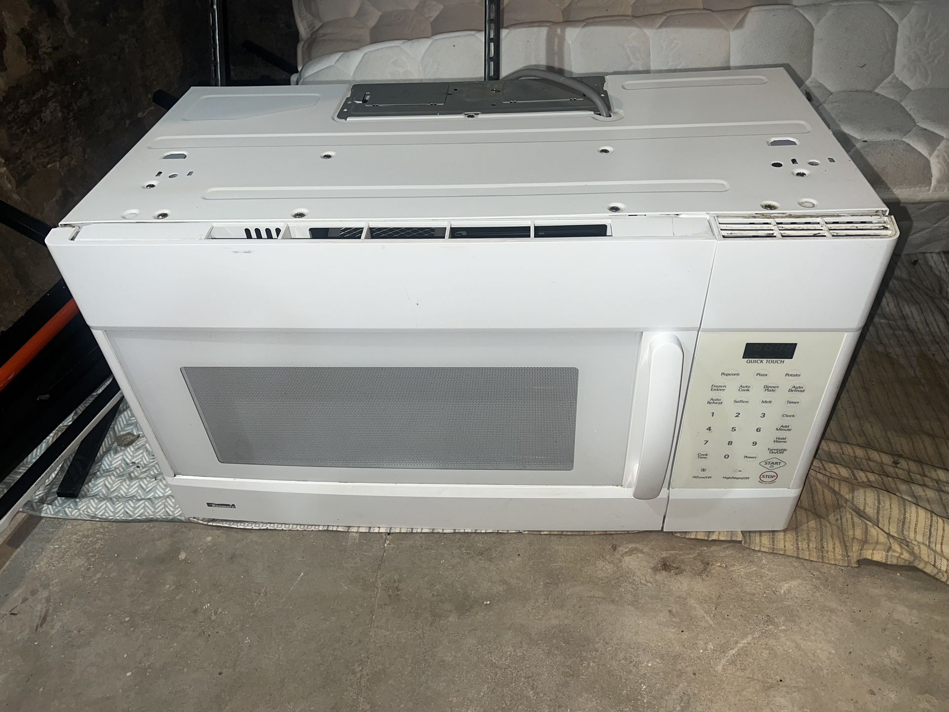 Over the Range Microwave - Kenmore 