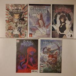 Peach Momoko Variant Comic Book Mixed Lot Of 5 Books NM MARVEL DARK HORSE