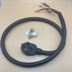 FIRMERST Cable de alimentación de rango de 4 puntas, 6 pies 40 amperios, cable SRDT, NEMA 14-50 Plug, negro