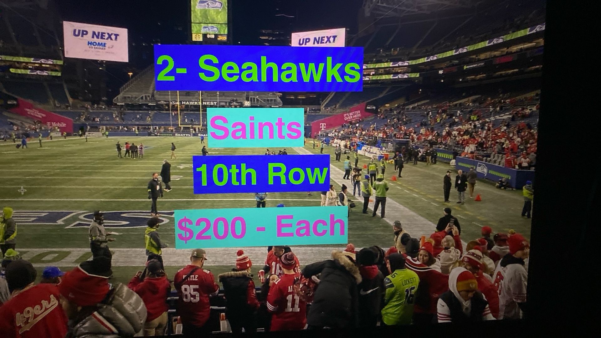 Seahawks Saints Tickets