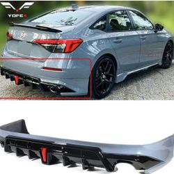 11th Gen Civic Yofer Rear Diffuser W/ Led