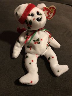 Rare Collectible TY Beanie Babies™ 1998 HOLIDAY TEDDY BEAR™ with Errors