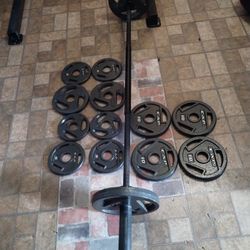 Weight Bench ,Bar And Weights