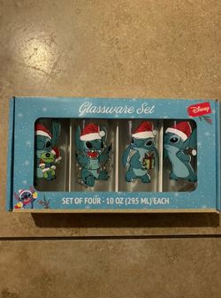 Disney Stitch Glass Cups