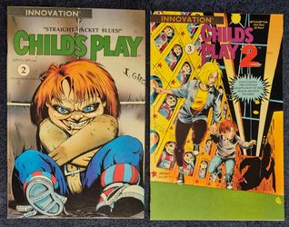 CHILD'S PLAY #2 + CHILD'S PLAY 2 #3 NM 1991 INNOVATION COMICS ANDY MANGELS LOT
