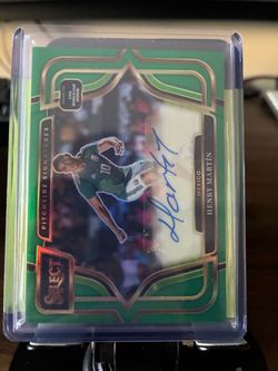 Henry MartÃn Panini Select Pitchside Signatures Auto Card
