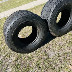 Tires for small trailer or tractor 18x8.50-8 The tires are new, they have never been installed