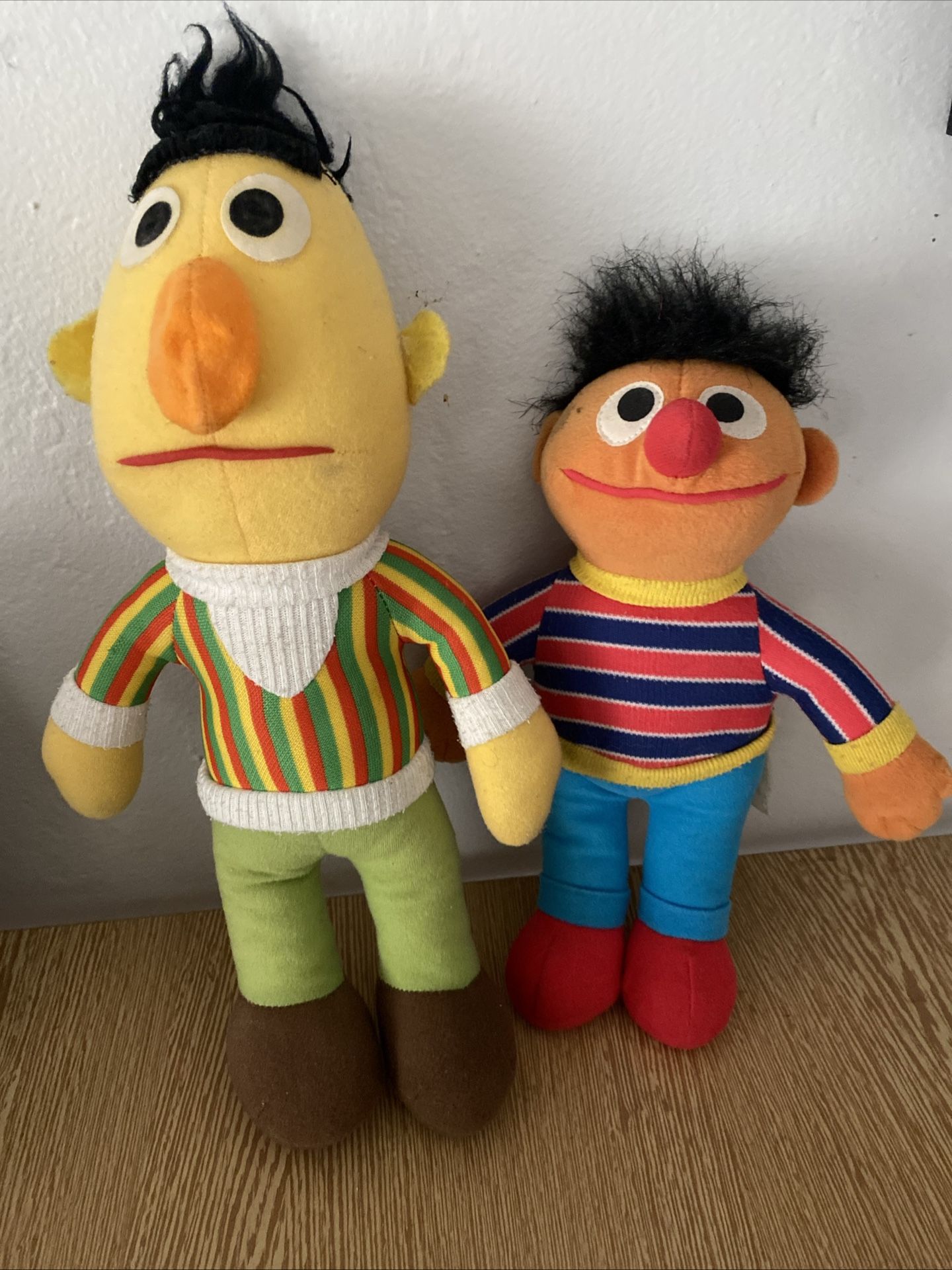 Bert and Ernie Vintage plushies