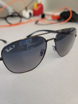 RAY BAN Aviator Sunglasses  RB 3683 004/78  56 15  Polarized Black