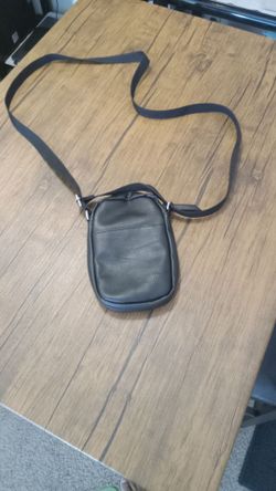 Small Black Leather Crossbody Bag