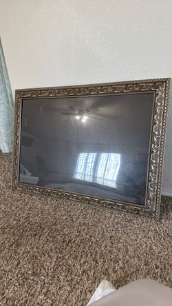 Large Ornate Silver Picture Frame 35” x25”