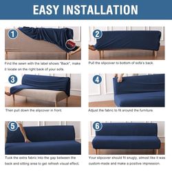 Futon Cover Stretch Sofa Bed Slipcover 