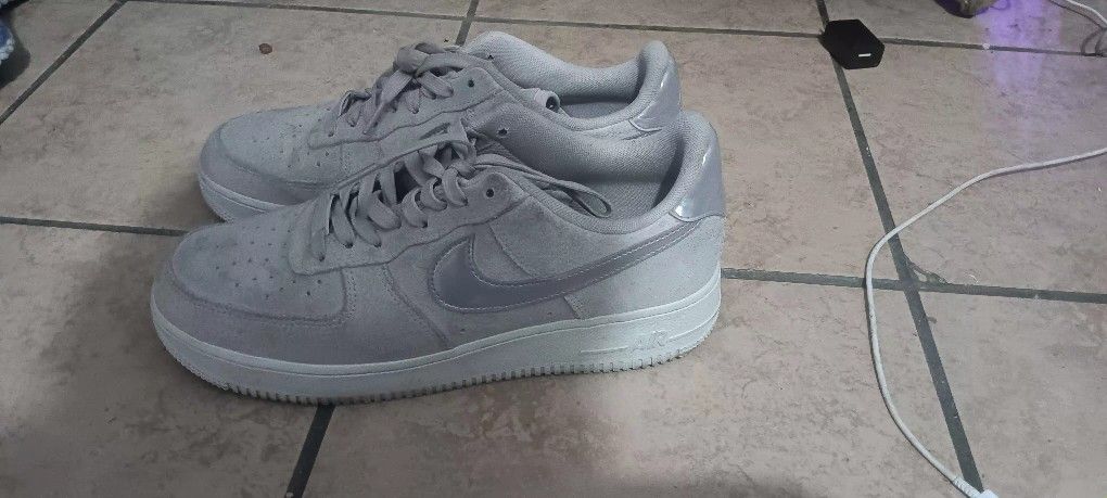 Lavender Suade Air Forces