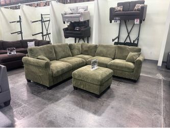 Corduroy couch new in box / no showroom display