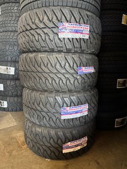 33x12.50r22 American MT 4 new tires mounted and balanced included