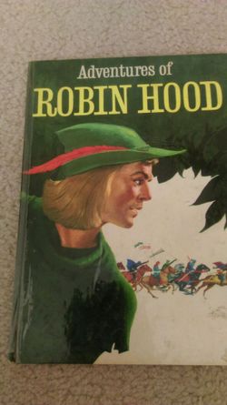 Vintage robin hood hardcover errands large book
