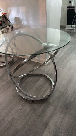 Glass and tables comes as a set of two