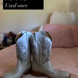White Cowboy Boots 