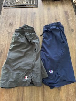 Two pairs men’s small Champion Shorts