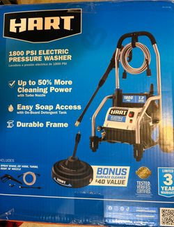 Hart 1800 PSI electric pressure washer