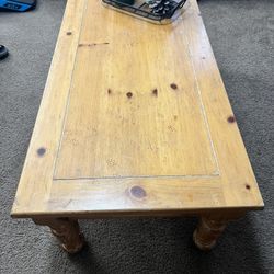Wood Central Table 