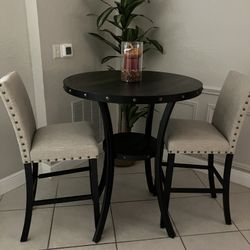 Small Dinning Table And Two Chairs