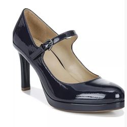 Naturalizer Talissa Platform Pump, Navy Patent