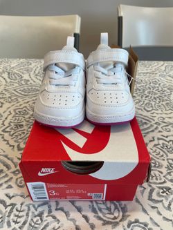 Nike court borough low recraft infant girls size 3