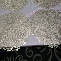 2 Gold Place Mats $5 