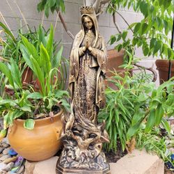 Medium Virgen Mary Flaca 
