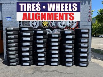 195-65-15 Tires 339$ Installed get free alignment