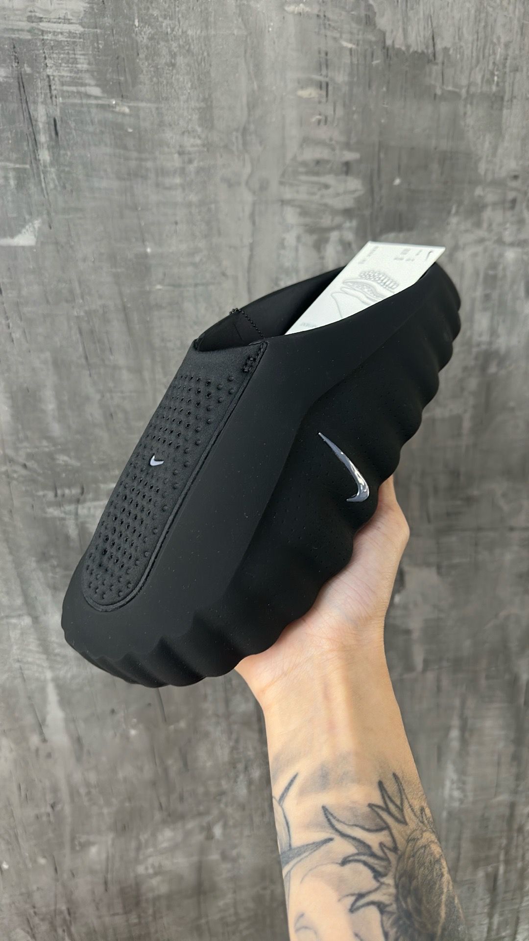 Nike Mind 001 Slide Black Chrome