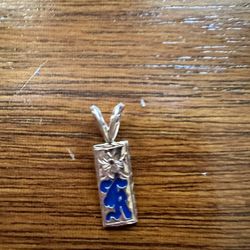 Rose Gold Pendant Cyrillic K Marked 14K