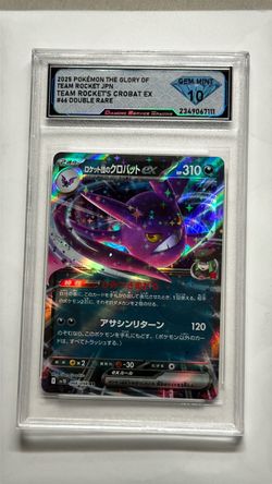 Team Rocket's Crobat EX #66 Double Rare DSG 10