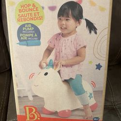 New Btoys Bouncy Unicorn Ride On