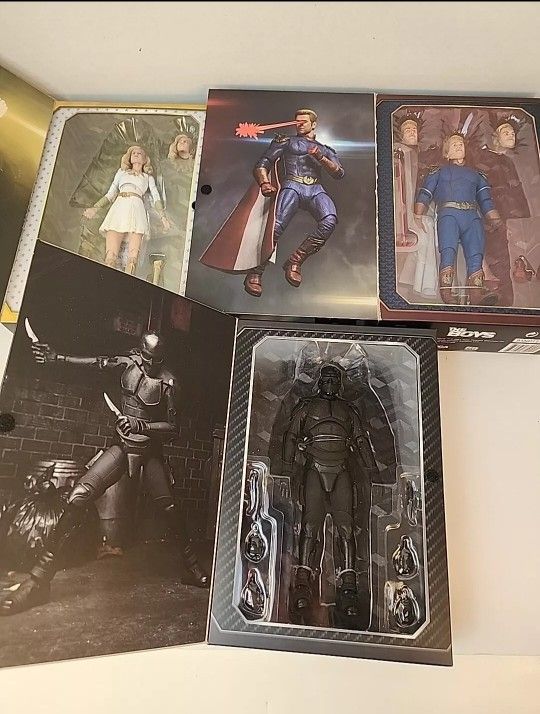 NECA The Boys Homelander, Black Noir & Starlight Lot of 3 NEW