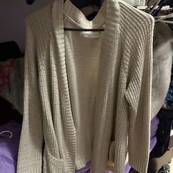 Beige Cardigan 