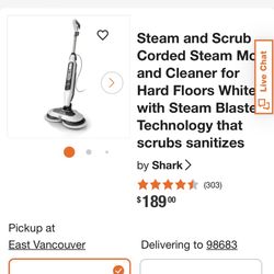 Shark Steam And Scrub Mop