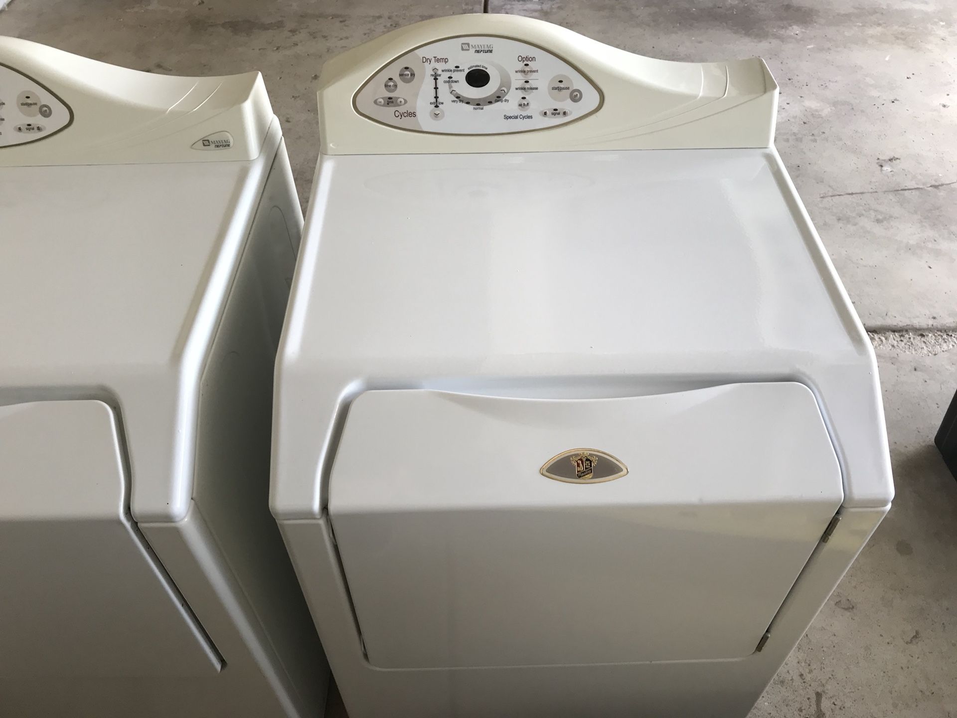 Maytag Neptune Washer Dryer Set