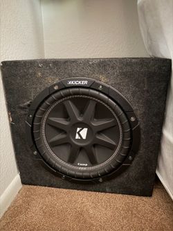 Kicker comp c 10in sub with a crunch 1100watt amp