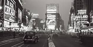 4 feet long Times Square at Night, NYC 1938