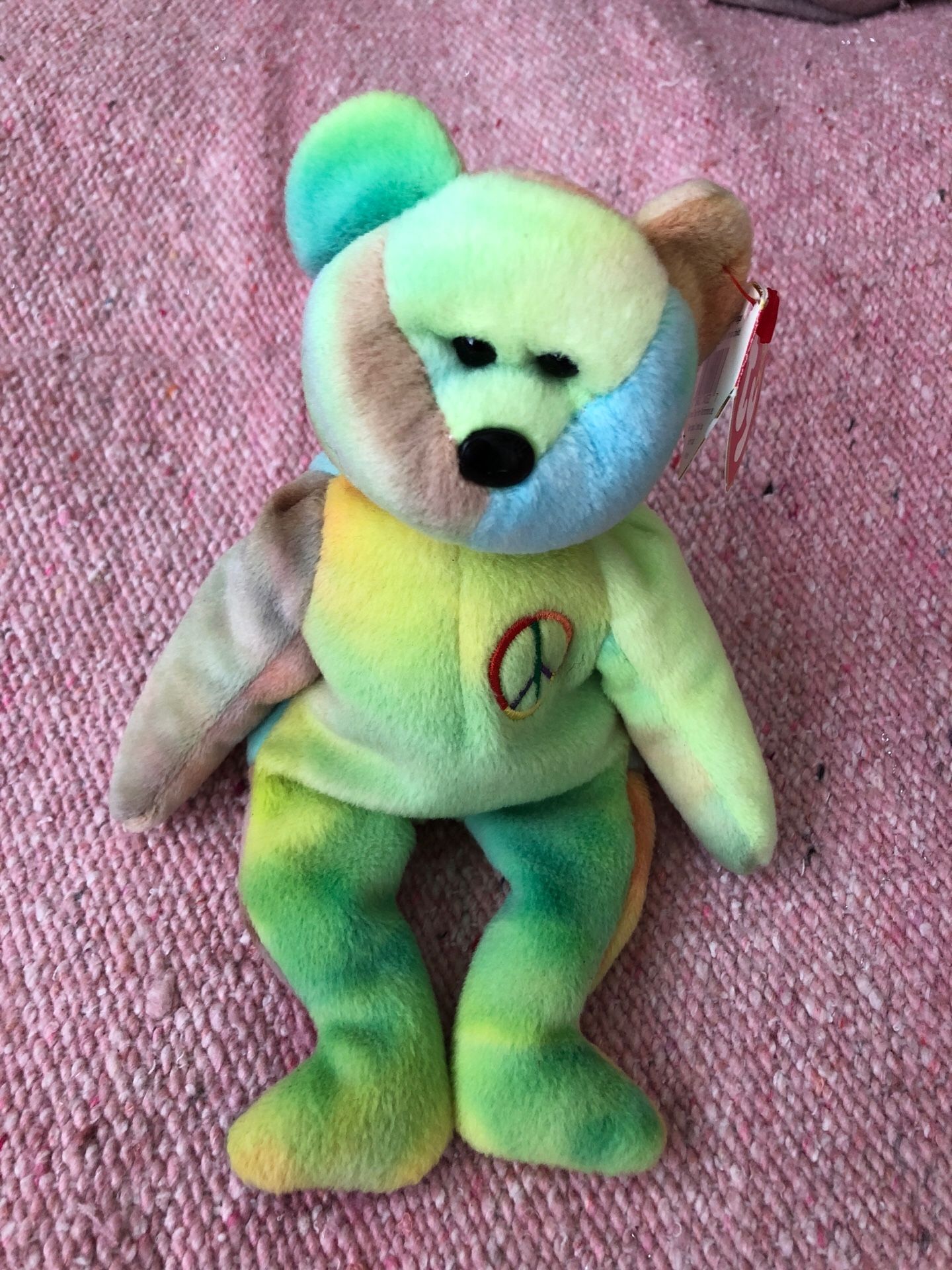 Peace Bear βοΈπ» - TY collectors beanie baby