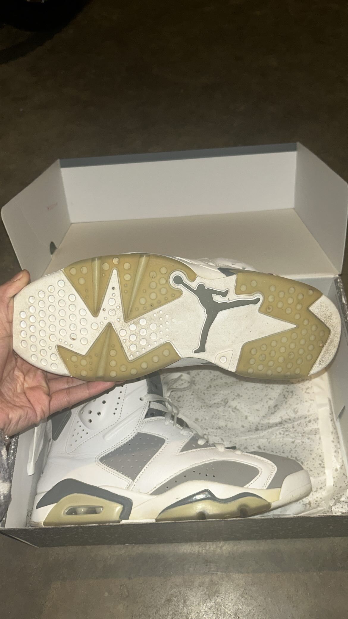 Size 8.5 men’s shoe