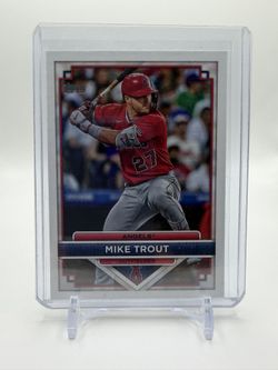 2023 TOPPS FLAGSHIP COLLECTION #1 MIKE TROUT