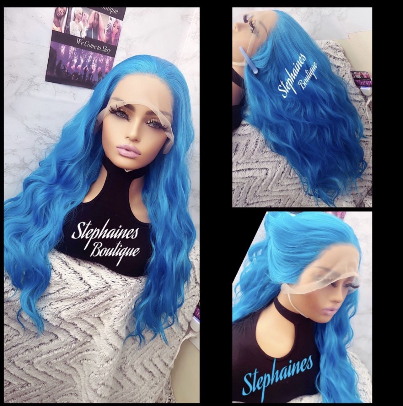 Human Hair Blended Lace Front Wig